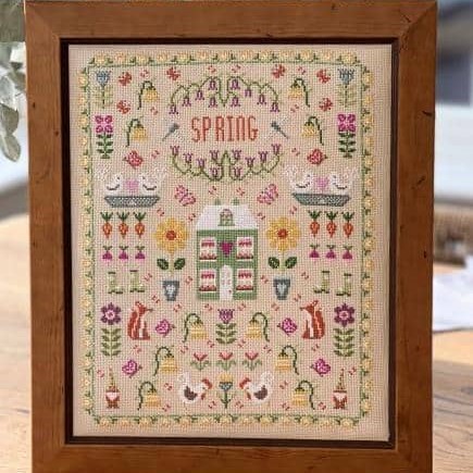 Spring Garden Cross Stitch Historical Sampler Company