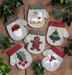 Rachels of Greenfield Warm Hands  6 Christmas ornaments