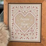 White Confetti Wedding Sampler