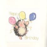 Birthday Balloons card  by Bothy Threads XGC6