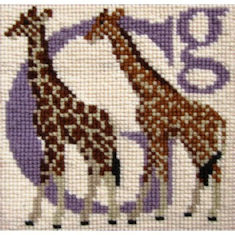 Elizabeth Bradley Animal Alphabet Tapestry Kit - G Giraffe