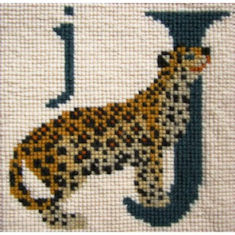 Elizabeth Bradley Animal Alphabet Tapestry Kit - J  Jaguar