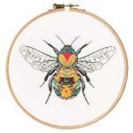 Pollen  Bee Embroidery EP01 