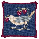 Beth Russell Needlepoint Miniature Kit - Strawberry Thief 2