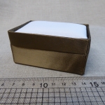 Bronze colour satin small rect