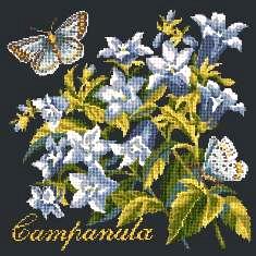 Elizabeth Bradley  Botanticals Tapestry Kit - Campanula