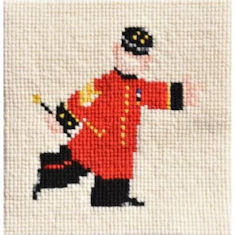 Elizabeth Bradley Tapestry Mini Kit - Chelsea Pensioner- The Colonel
