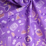Clink Glasses from Figo Fabrics purple 90257. Don't miss this fabric at this price ! 
