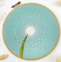 Dandelion Printed Embroidery by Oh Sew Bootiful