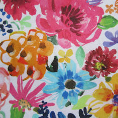 Dear Stella extravagant floral  DAW1090multi    50cm x 110cm 