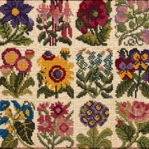 Elizabeth Bradley Tapestry Kit - Cottage Garden Favourites