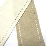 80mm Eyelet Edged Linen Band