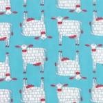 Sheep on turquoise
