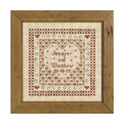 Heart  Wedding Sampler