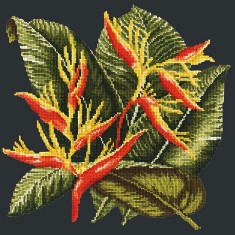 Elizabeth Bradley Tapestry Kit - Heliconia.  Tropicals Series