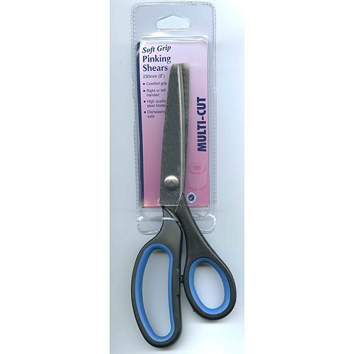 Hemline Soft Grip 230mm Pinking Shears 