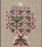 Peppermint Snowflakes Tree JN254