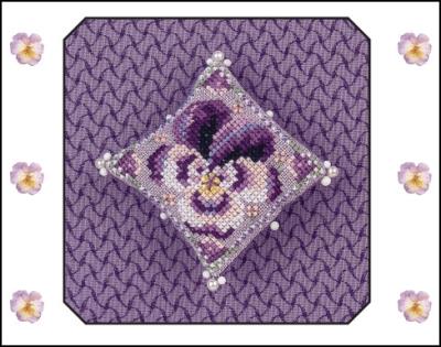 Pansy Petals Petite flower Cushion -arriving here 20/5/25