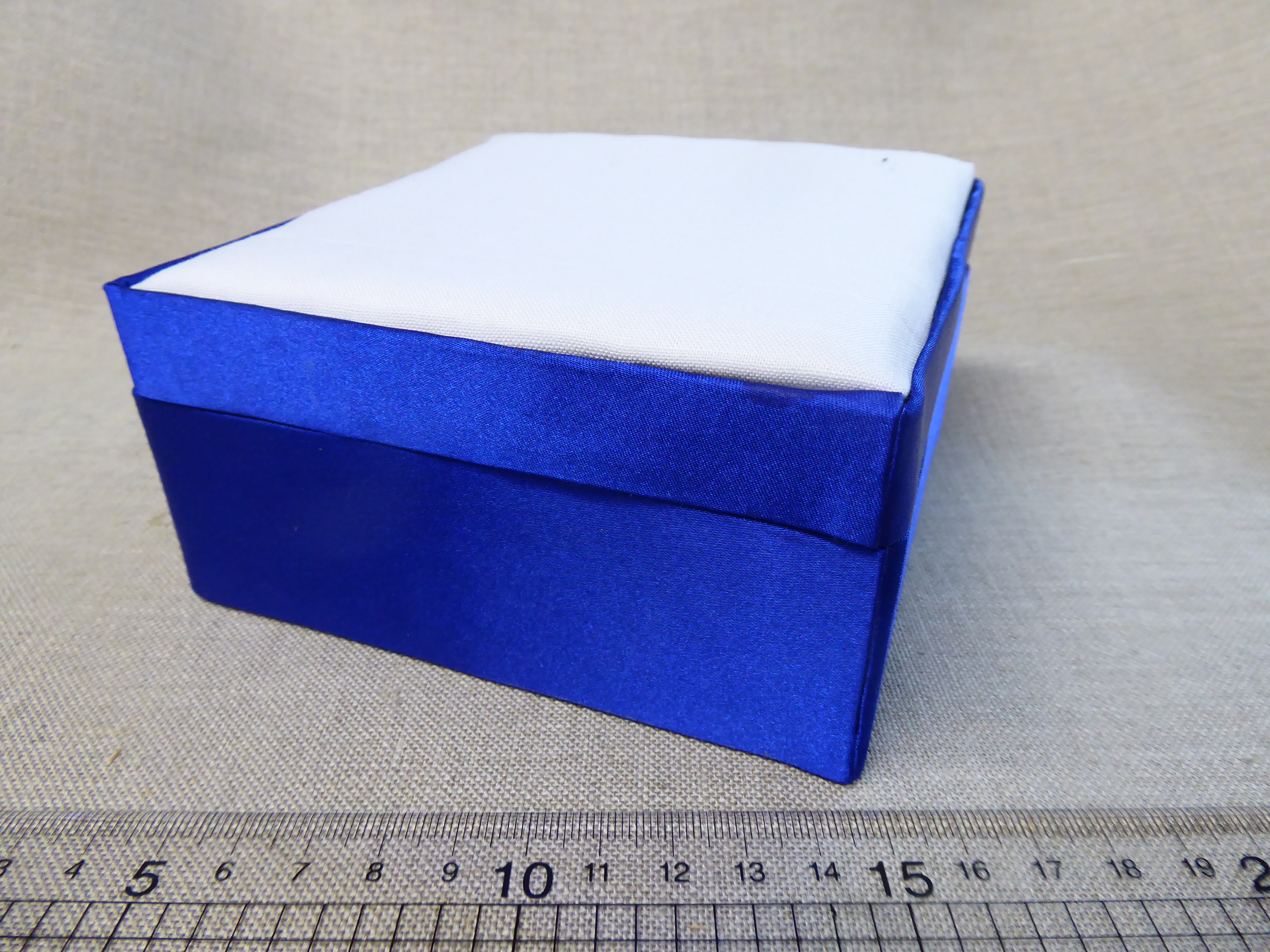 Large square Royal Blue box 