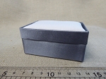 Silvery Grey satin small rect