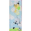  Parachuting Sheep Height Chart Quilting Panel