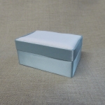 Pastel light blue satin small rect