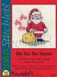 Stitchlets cards from Mouseloft Ho Ho Ho Santa