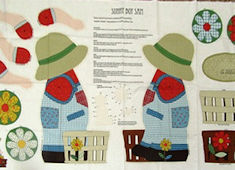 Sunny Boy Sam Doll Quilting Panel