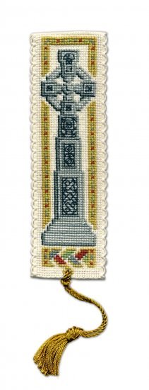 Textile Heritage Celtic Cross Bookmark Kit
