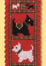 Textile Heritage Scotties and Westies Bookmark Kit