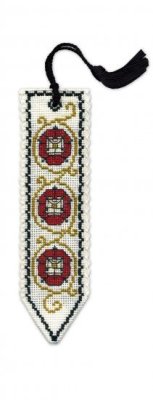 Textile Heritage Tudor Rose Bookmark Kit