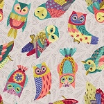 Blank Quilting Company Owl Prowl fabric 50x55cm Don't miss this fabric at this price ! 